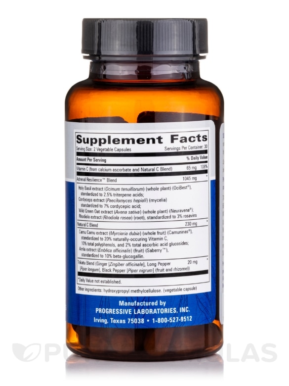 Adrenal Resilience™ - 60 Vegetable Capsules - Alternate View 1