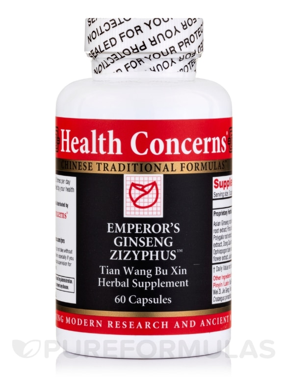 Emperor’s Ginseng Zizyphus™ (Tian Wang Bu Xin Herbal Supplement) - 60 Capsules
