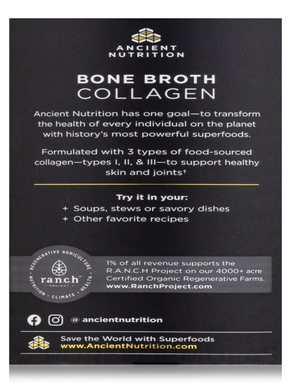 Bone Broth Collagen™ Pure - 15.9 oz (450 Grams) - Alternate View 5