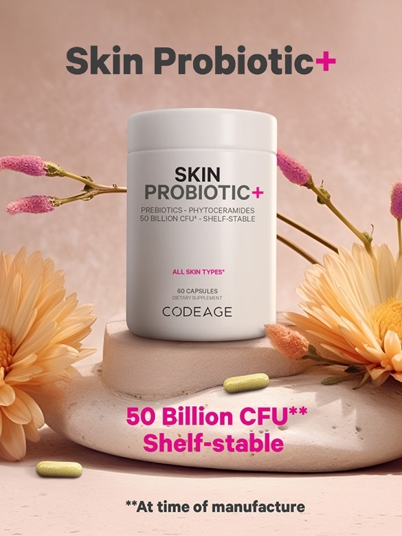 Codeage Skin Probiotic 50 Billion CFU - 60 Capsules - Alternate View 2