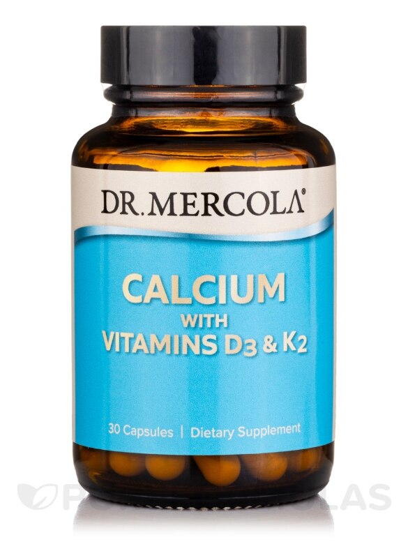 Calcium with Vitamins D3 & K2 - 30 Capsules