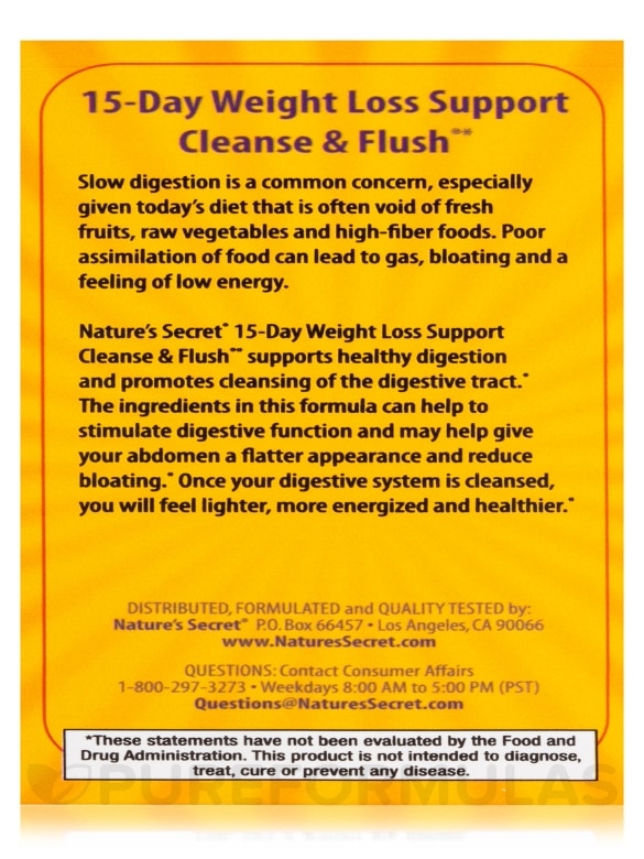 15-Day Weight Loss Support Cleanse & Flush® - 60 Tablets - Alternate View 8