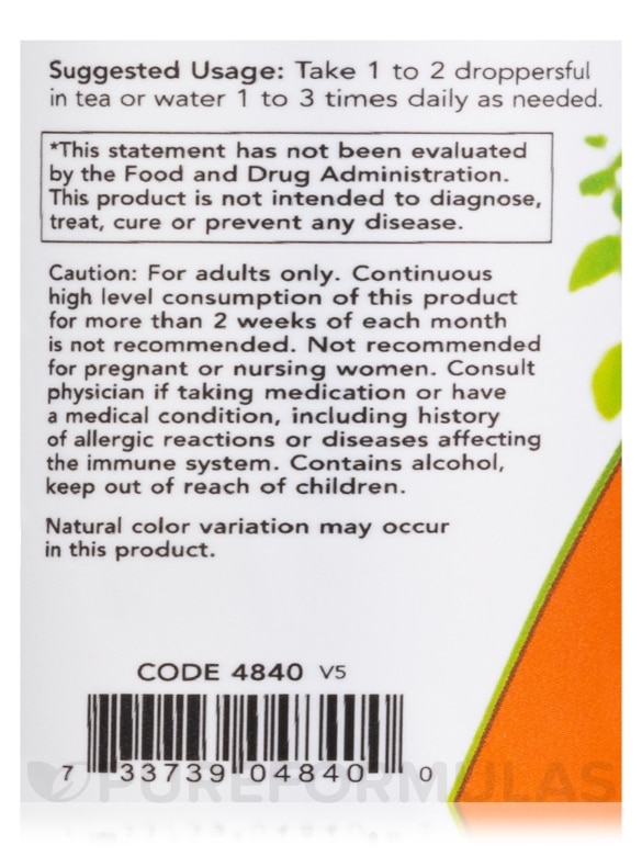 Echinacea Extract - 2 fl. oz (60 ml) - Alternate View 4