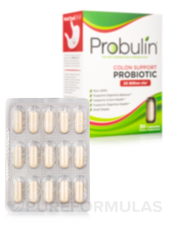 Colon Support Probiotic 20 Billion CFU - 30 Capsules - Alternate View 1