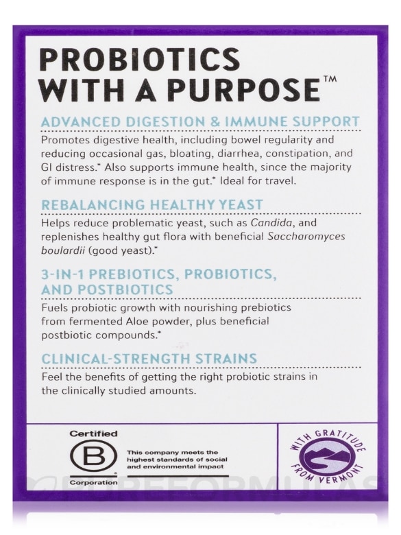 Probiotic All-Flora™ - 30 Vegan Capsules - Alternate View 9