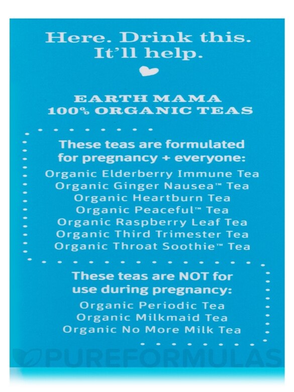 Organic Throat Smoothie Tea (Caffeine Free) - 16 Tea Bags - Alternate View 7