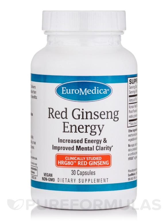 Red Ginseng Energy - 30 Capsules
