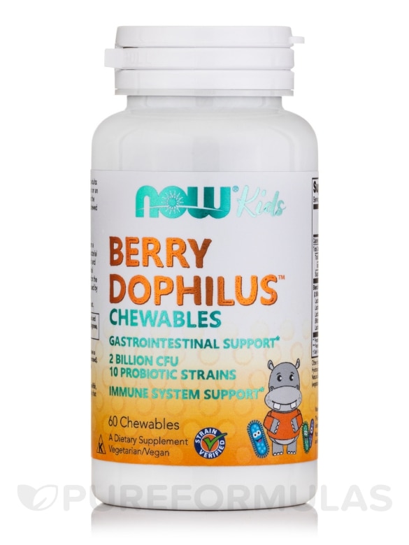 BerryDophilus™ 2 Billion, Natural Berry Flavor - 60 Chewables