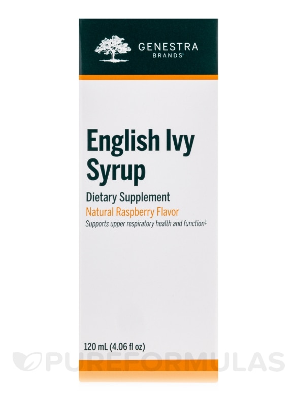 English Ivy Syrup, Natural Raspberry Flavor - 4 fl. oz (120 ml) - Alternate View 3