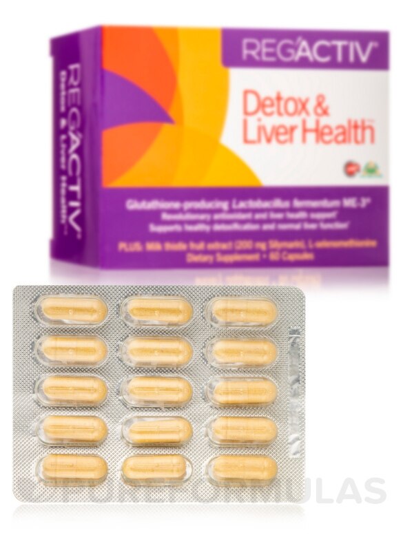 RegActiv® Detox & Liver Health™ - 60 Capsules - Alternate View 1