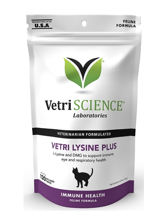 Vetri Lysine Plus for Cats - 120 Bite-Sized Chews