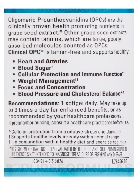 Clinical OPC® 400 mg - 60 Softgels - Alternate View 5