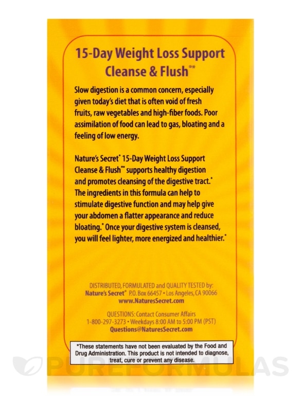 15-Day Weight Loss Support Cleanse & Flush® - 60 Tablets - Alternate View 5