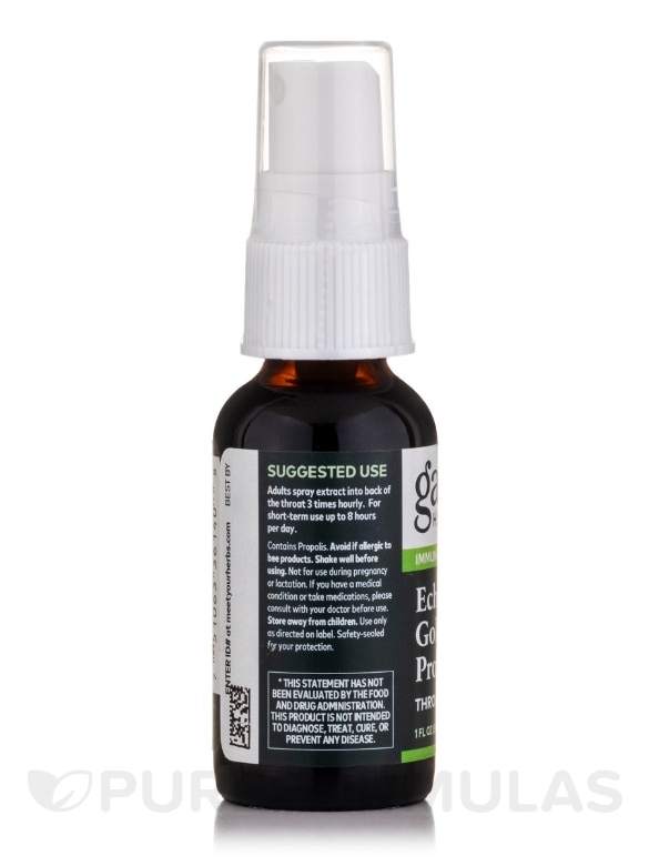 Echinacea Goldenseal Propolis Throat Spray - 1 fl. oz (30 ml) - Alternate View 3