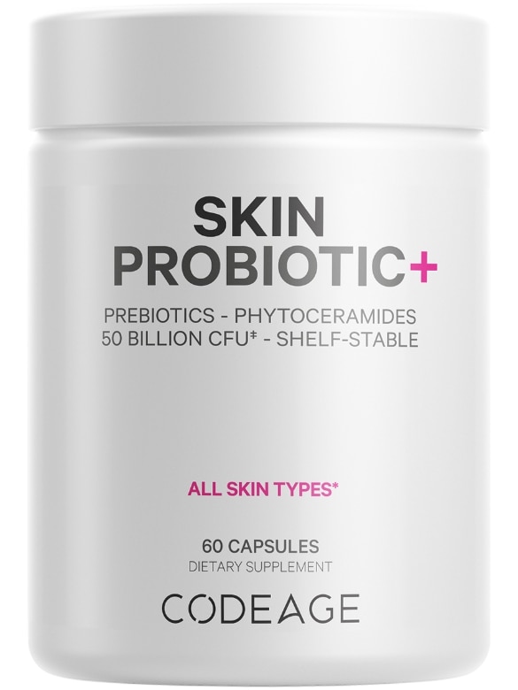 Codeage Skin Probiotic 50 Billion CFU - 60 Capsules
