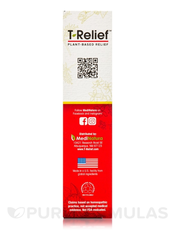 T-Relief™ Extra Strength Pain Relief (Cream) - 3 oz (85 Grams) - Alternate View 4