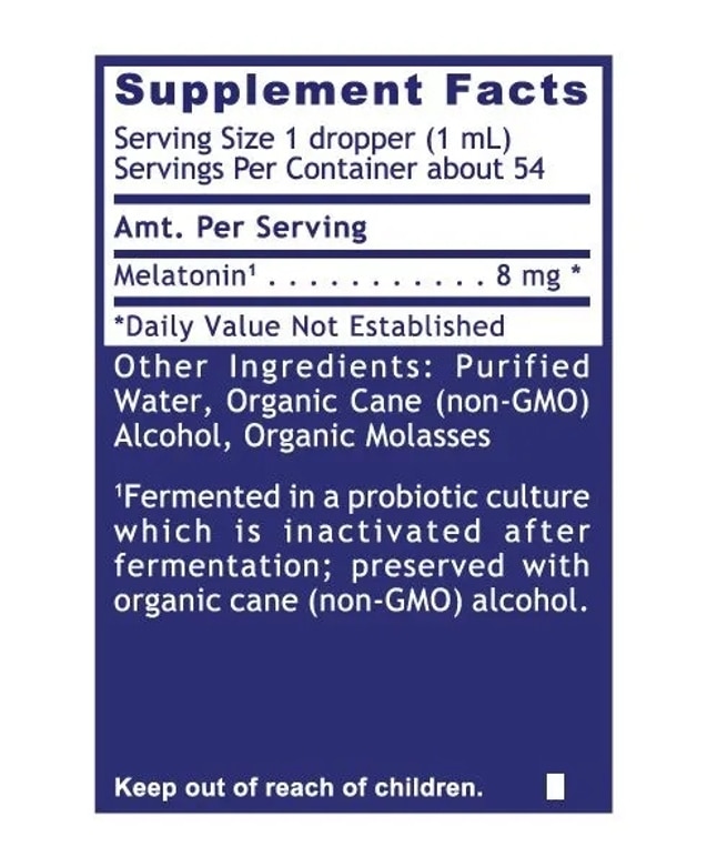 Fermented Melatonin Drops™ - 2 fl. oz (54 ml) - Alternate View 3