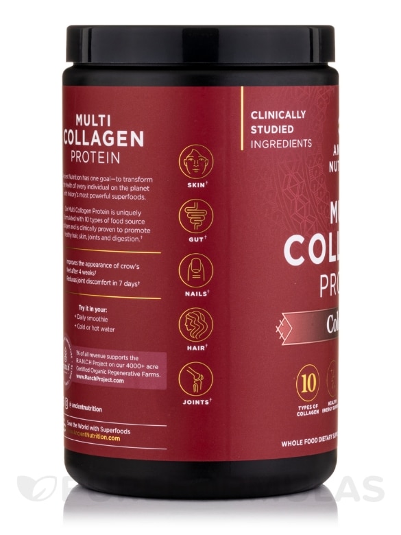 Multi Collagen Protein Powder, Cold Brew Collagen Flavor - 17.6 oz (500 Grams) - Alternate View 3