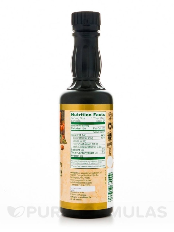 Pumpkin Seed Oil - 12 fl. oz (355 ml) - Alternate View 1