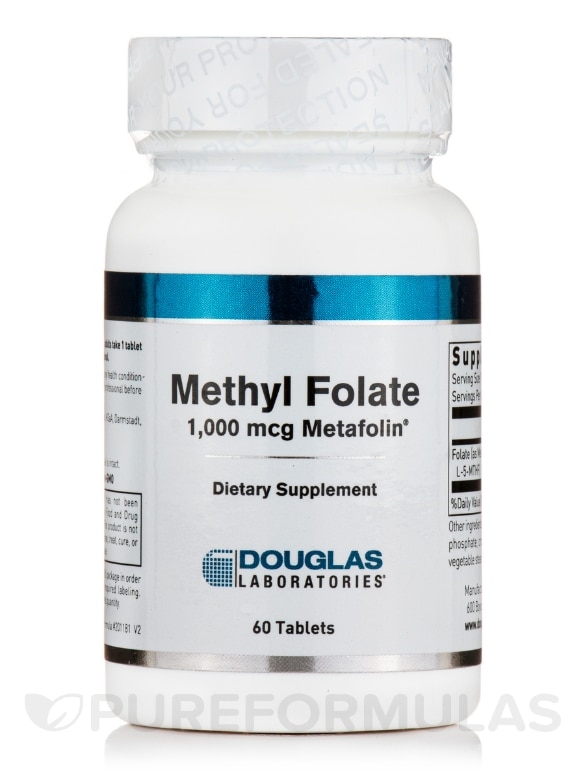 Methyl Folate L-5-MTHF - 60 Tablets