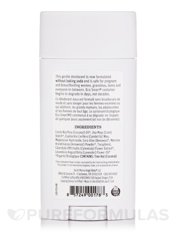 Calming Lavender Deodorant - 2.65 oz (75 Grams) - Alternate View 1