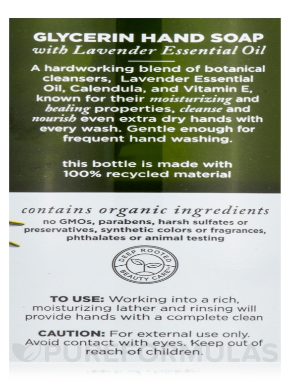 Nourishing Lavender Glycerin Hand Soap - 12 fl. oz (355 ml) - Alternate View 3