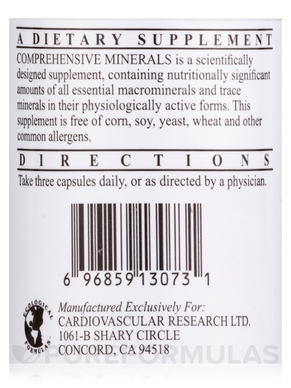 Comprehensive Minerals - 90 Capsules - Alternate View 4