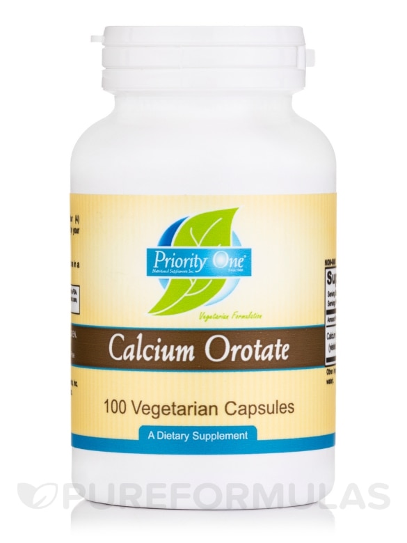 Calcium Orotate - 100 Vegetarian Capsules