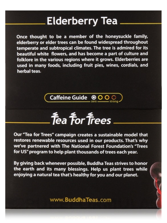 Organic Elderberry Tea - 18 Tea Bags - Alternate View 7