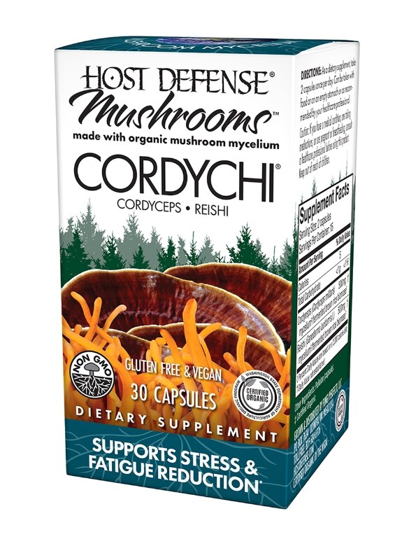 Organic CordyChi® - 30 Vegetarian Capsules - Alternate View 1