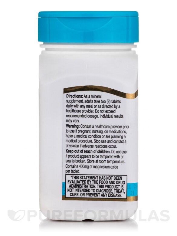 MgO 400 mg - 90 Tablets - Alternate View 3