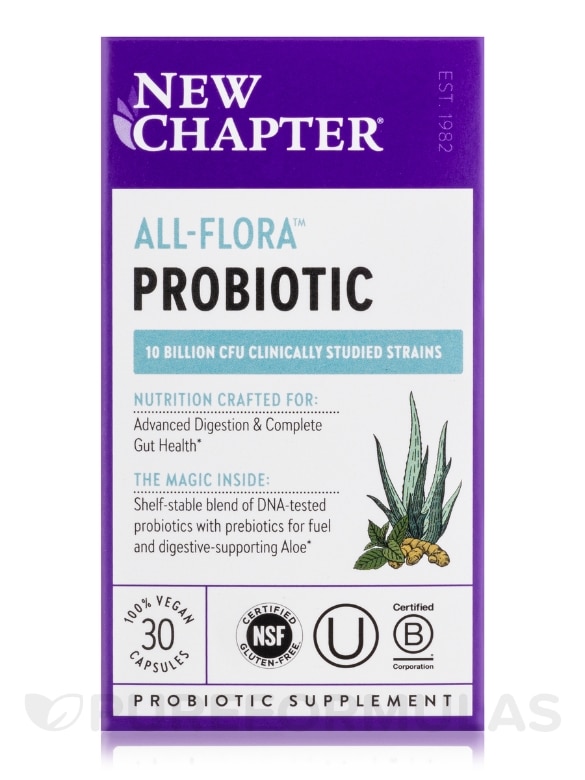 Probiotic All-Flora™ - 30 Vegan Capsules - Alternate View 3