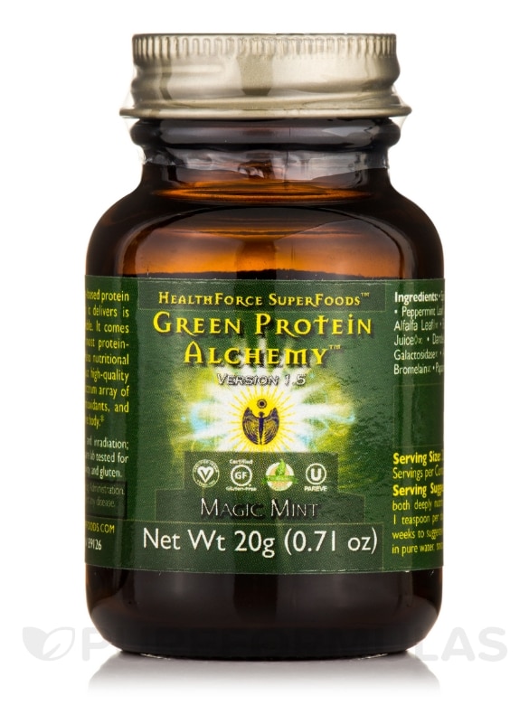 Green Protein Alchemy™ Magic Mint Powder - 0.71 oz (20 Grams)