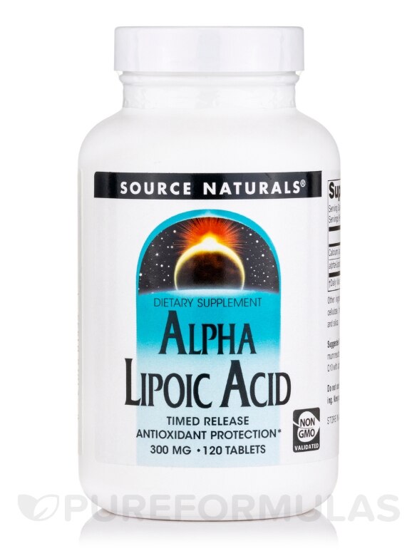 Alpha-Lipoic Acid 300 mg T/R - 120 Tablets