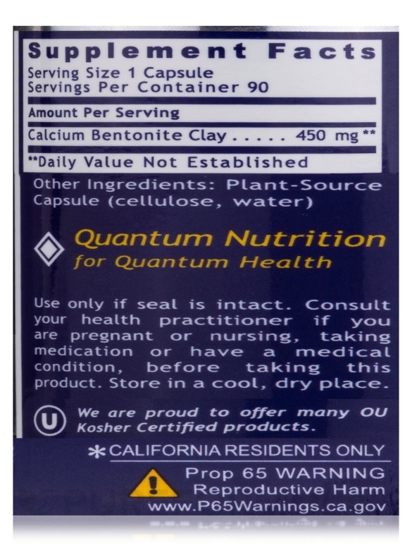 Quantum Detox - 90 Plant-Source Capsules - Alternate View 5