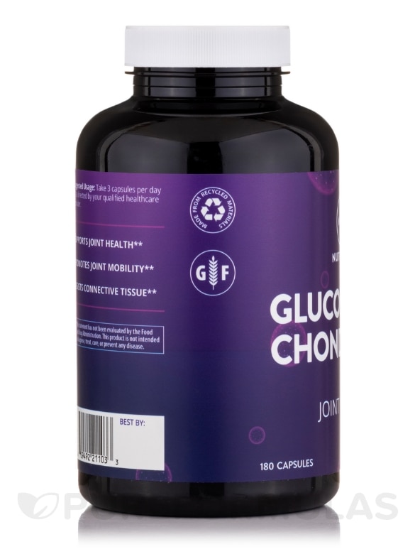Glucosamine Chondroitin - 180 Capsules - Alternate View 3