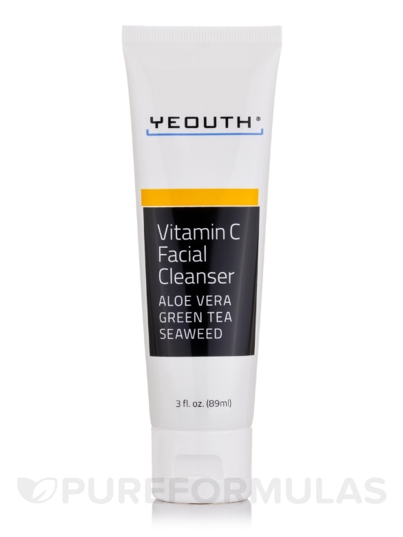 Vitamin C Facial Cleanser with Aloe Vera, Green Tea, Sea Weed - 3 fl. oz (89 ml) - Alternate View 2