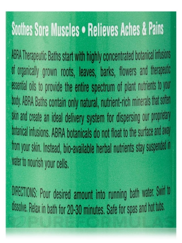 Muscle Therapy Mineral Bath - Eucalyptus & Rosemary - 17 oz (482 Grams) - Alternate View 4