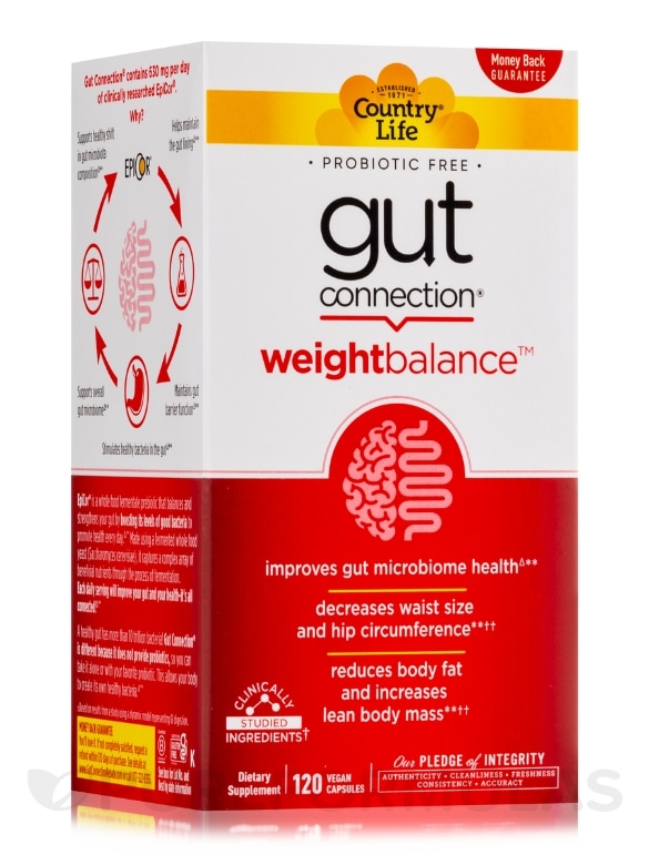 Gut Connection Weight Balance - 120 Vegan Capsules