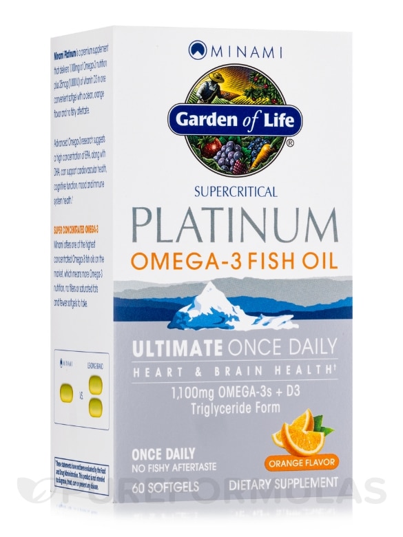 Minami Supercritical Platinum Omega-3 Fish Oil