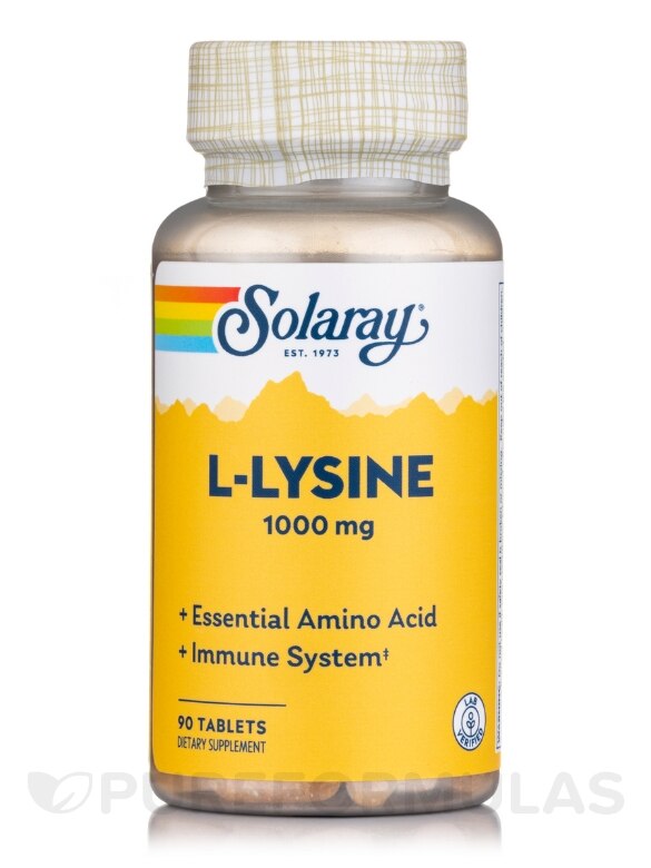 L-Lysine 1000 mg - 90 Tablets
