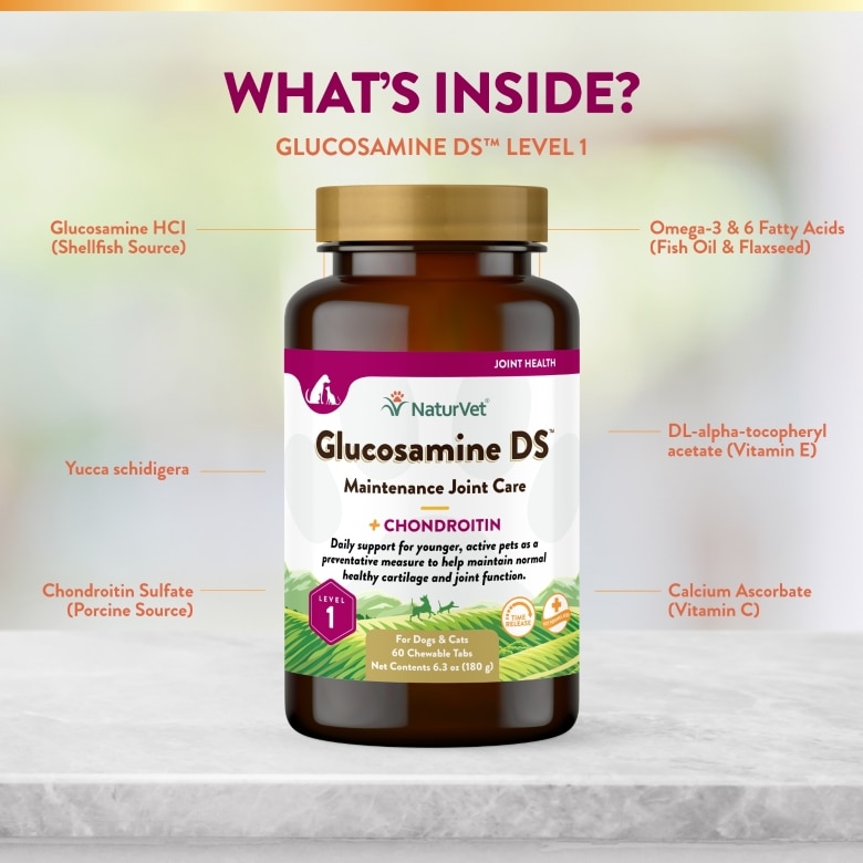 Glucosamine-DS™ Level 1 Time Release Chewable Tablets - 60 Chewable Tablets - Alternate View 4
