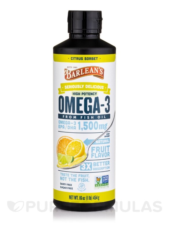 Seriously Delicious® Omega-3 High Potency Fish Oil
