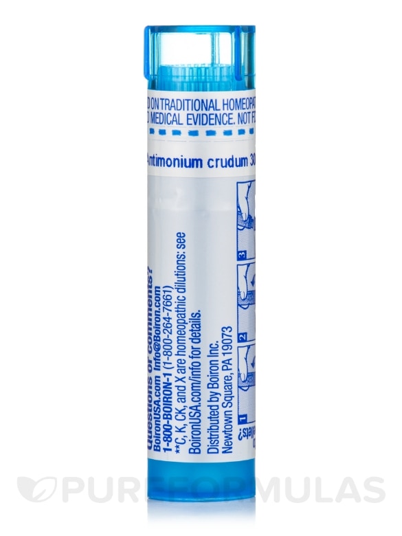 Antimonium Crudum 30c - 1 Tube (approx. 80 pellets) - Alternate View 4