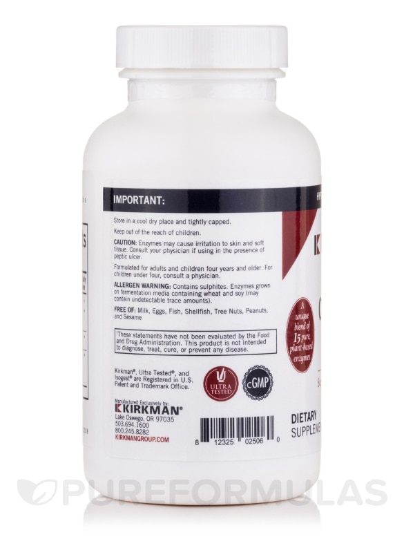 EnZym-Complete/DPP-IV™ II with Isogest® - 180 Vegetarian Capsules - Alternate View 2