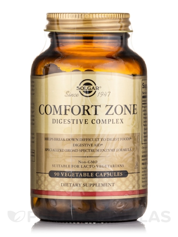 Comfort Zone Digestive Complex - 90 Vegetable Capsules - Alternate View 2