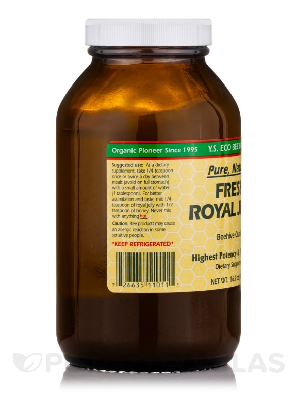100% Pure Fresh Royal Jelly - 16.9 oz (480 Grams) - Alternate View 2