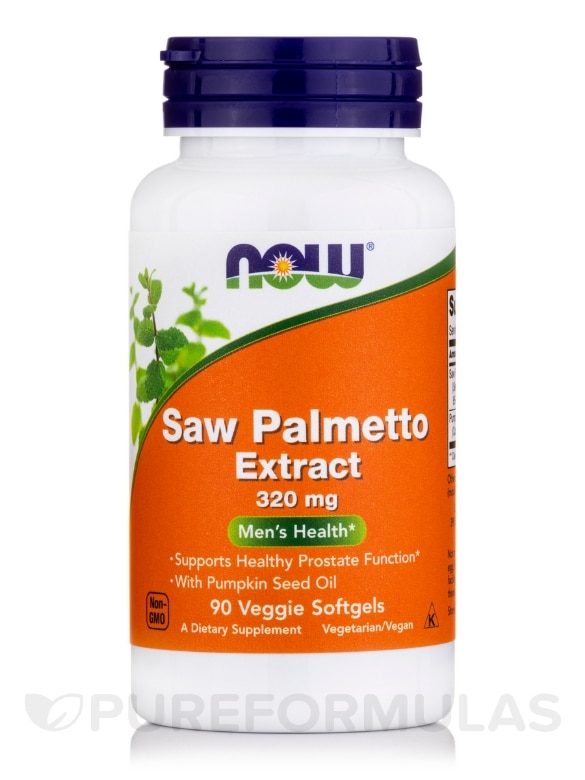 Saw Palmetto Extract 320 mg - 90 Vegetarian Softgels