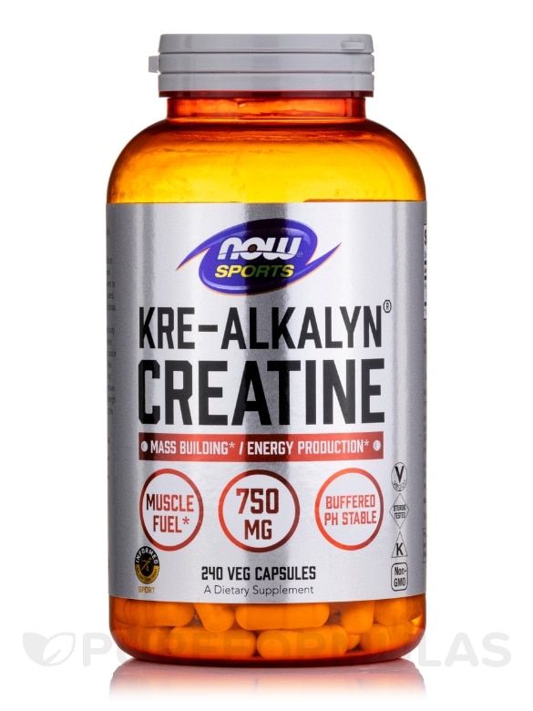 NOW® Sports - Kre-Alkalyn® Creatine - 240 Capsules