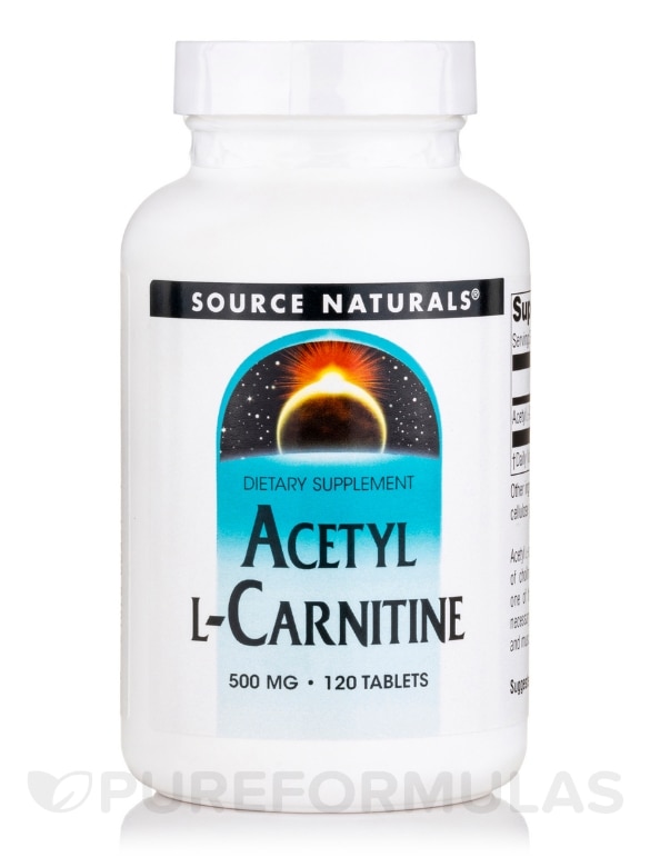 Acetyl L-Carnitine 500 mg - 120 Tablets